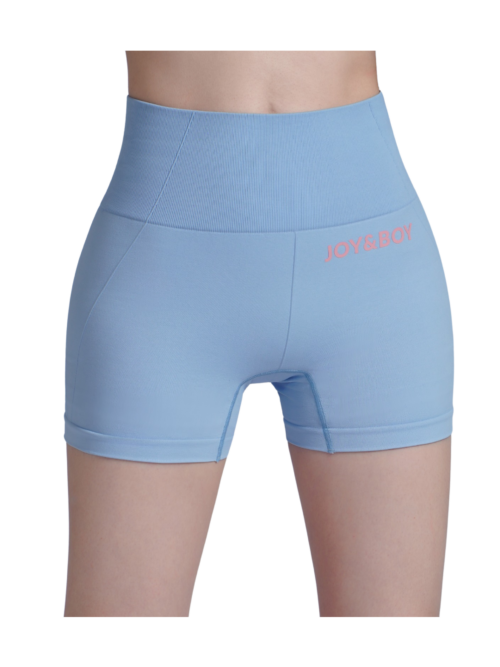 Blue Midi   Biker  Shorts